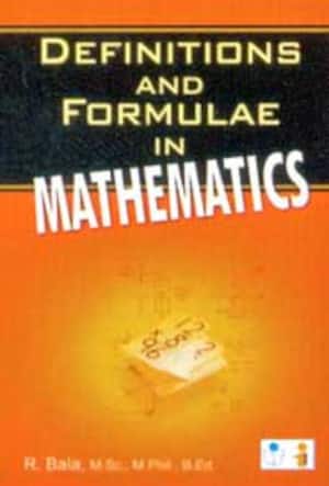 Definitions and Formulae in Mathematics