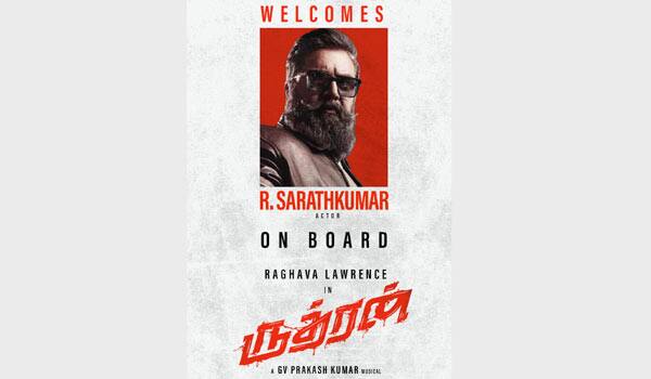 Sarathkumar-joints-in-Rudhran