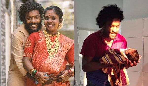 Petta-actor-Manikanda-Achaari-blessed-with-Baby-boy