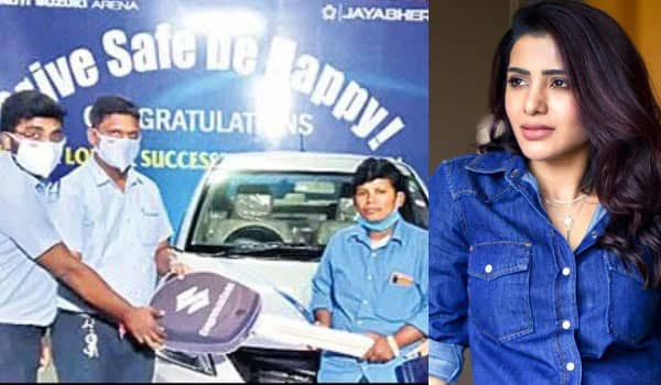 Samantha-gifted-car-to-woman-auto-driver