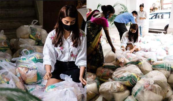 Pooja-hegde-to-help-100-family