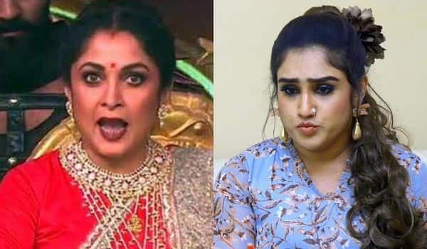Ramya-krishnan-comment-about-Vanitha-quits-in-TV-Show