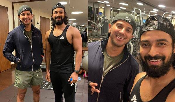 Dulquer-salman-work-out-at-Hyderabad