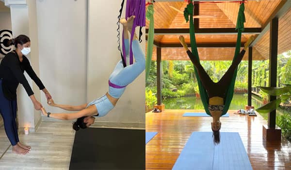 Rahul-preet-singh-Aerial-yoga