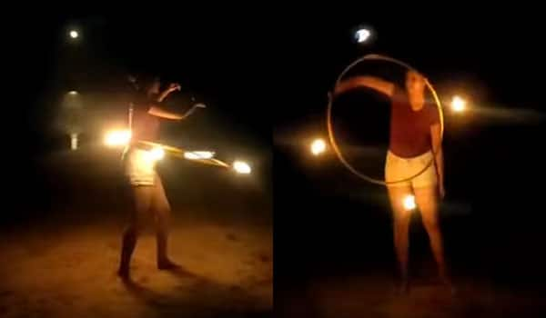 Aditi-balans-Fire-hooping