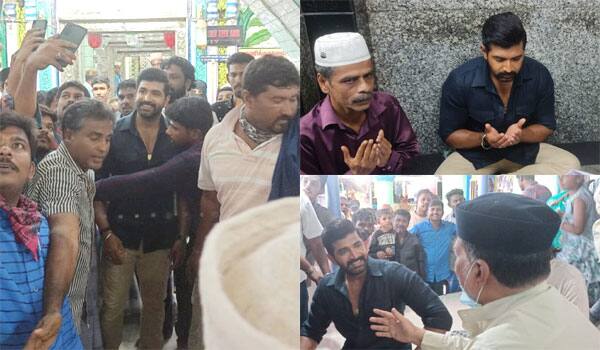 Arun-Vijay-workship-at-Nagore-Dargah