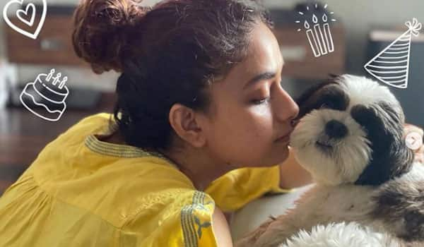 Keerthy-Suresh-celebrated-her-pet-birthday