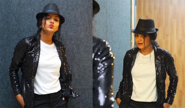 Archana-kumar-in-Michael-jackson-look