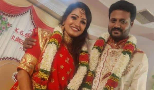 Nee-Varuvai-ena-serial-fame-Vinod-yazhini-got-married