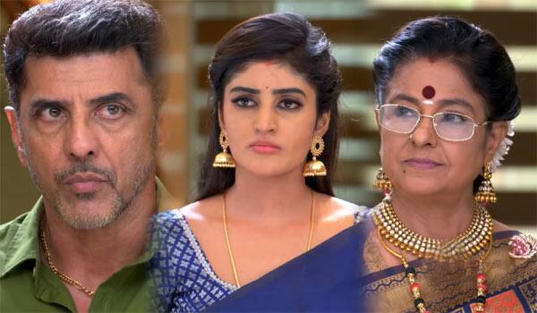 Geetha-Ravishankar-acting-as-negative-role-in-serial