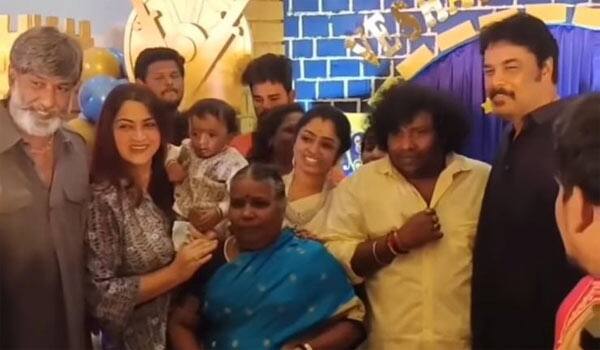 Yogibabu-celebrated-his-son-first-birthday