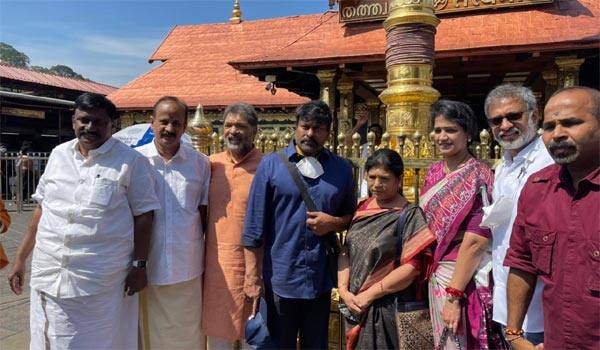 Chiranjeevi-workship-at-Sabarimala-and-guruvayur-temple