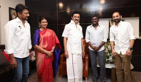 Fahad-fazil,-Maari-Selvaraj-met-CM-and-wished-him