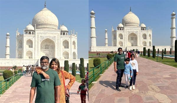 Selvaraghavan-visit-to-Tajmahal-with-family