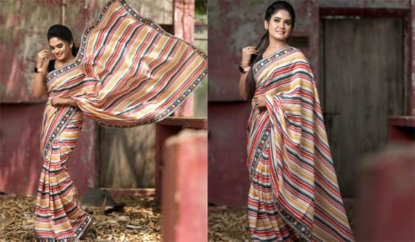 Sai-gayathri-cute-clicks-in-designer-saree