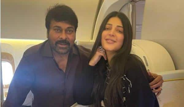 Chiranjeevi-Shruti-Haasan-left-for-France-for-song-shoot