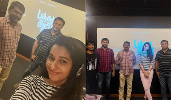 Priya-Bhavani-Shankar-completed-Pathu-Thala-dubbing