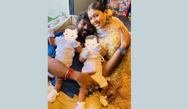 Nayanthara,-Vignesh-shivan-pongal-celebration-with-their-kids