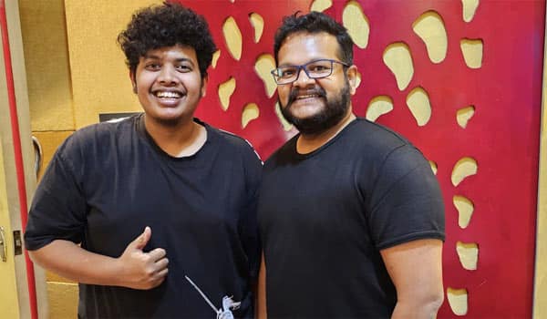 Youtuber-Irfan-sing-song-in-ghibran-music