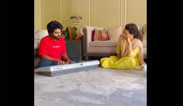 Kangana-likes-GV-Prakash-music