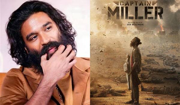 Dhanush's-Captain-Miller-is-a-first-look-achievement