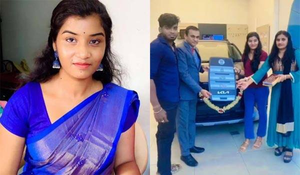 Bigg-Boss-Dhanalakshmi-bought-a-new-car