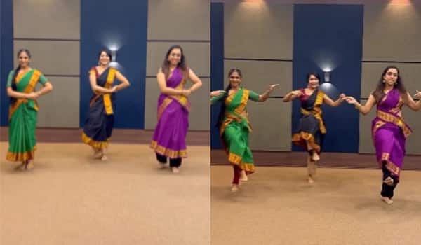Ramya-danced-a-Bharatanatyam-infused-kutu-dance-to-the-song-Leo