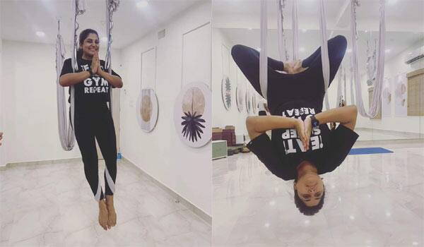Manjima-Mohan-who-worked-out-while-standing-upside-down