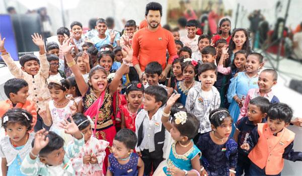 Legend-Saravanan-says-about-his-next-movie-after-celebrating-Independence-Day-with-children