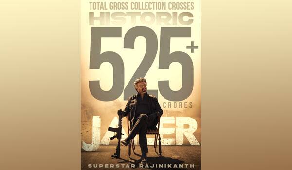 Rs.-Jailer-Crosses-525-Crore:-Officially-Announced