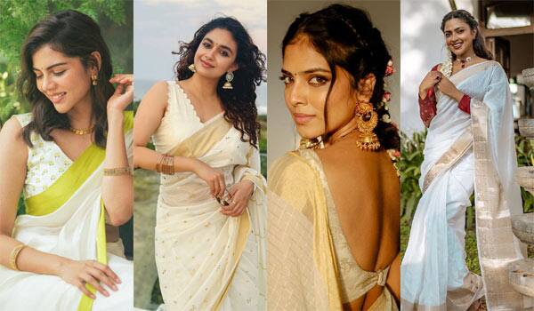 Who-is-beautiful-in-Onam-saree?