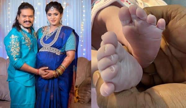 Vijay-TV-fame---Benzi-couple-has-a-baby-girl!