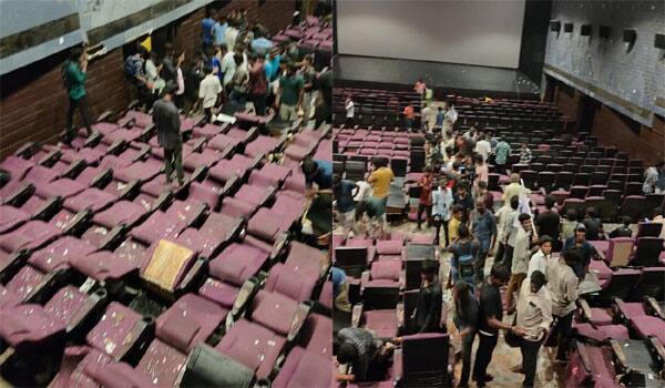 Vijay-fans-who-vandalized-the-theatre