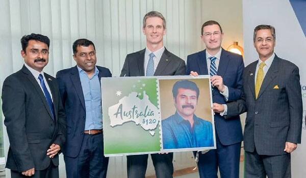 Mammootty-postage-stamp-released-by-the-Australian-government