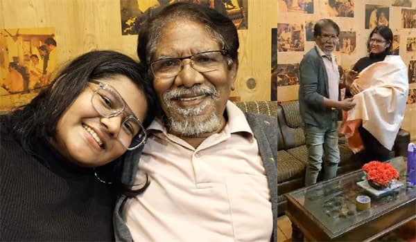 Bharathiraja-acted-in-a-short-film-directed-by-Grand-daughter