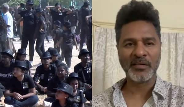 Children-who-waited-in-the-scorching-sun-were-disappointed:-Prabhu-Deva-apologized