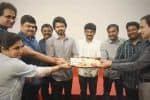 விஜய் 65 பூஜையுடன் ஆரம்பம் : ஹேண்ட்சம் லுக்கில் விஜய்