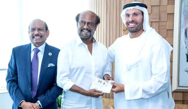 UAE-government-honors-Rajinikanth-with-golden-visa