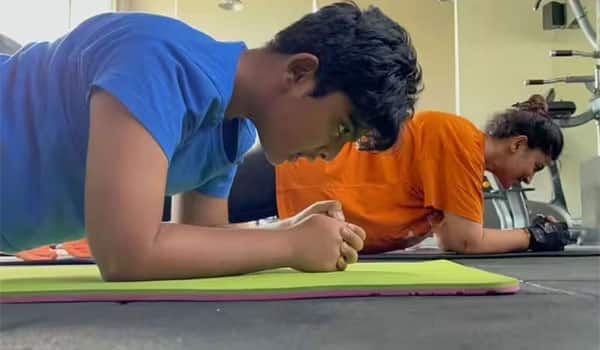 Vihaan-who-competed-with-mother-Sneha-for-exercise