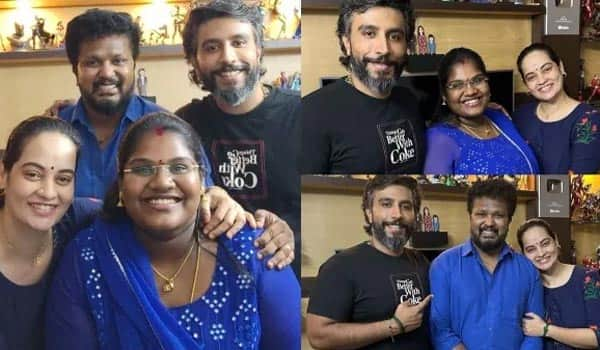 Actress-Suja-Varunee-gave-a-party-to-Indraja-Karthik-couple!