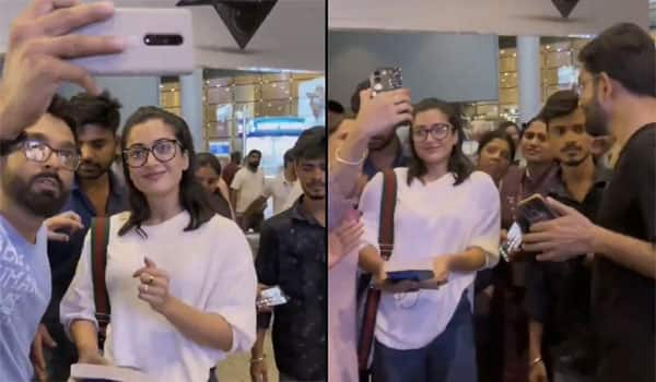 Rashmika-is-inconvenienced-by-fans-at-the-airport