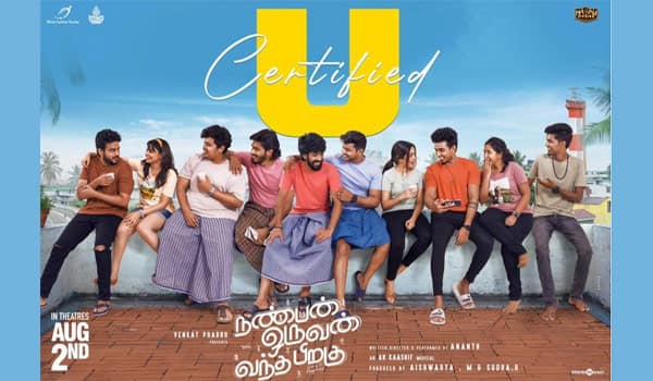 U-certificate-for-the-film-Nanban-Oruvan-Vantha-Piragu