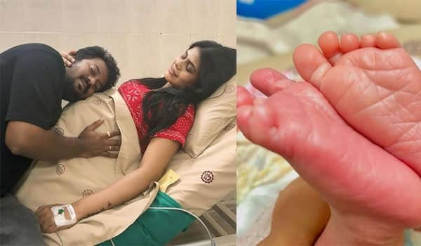 Nigarika---Ranjith-couple-have-a-baby-girl