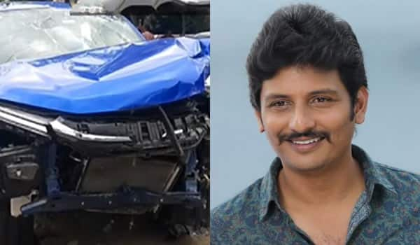 Car-involved-in-an-accident:-Actor-Jeeva-luckily-survived