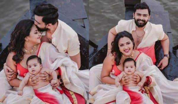 Amala-Paul-introduced-her-son-at-the-Onam-celebration