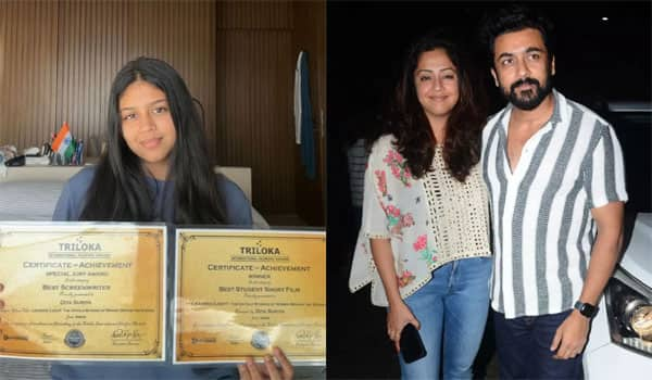 Surya---Jyotika-daughter-Diya-Award-winning-for-documentary