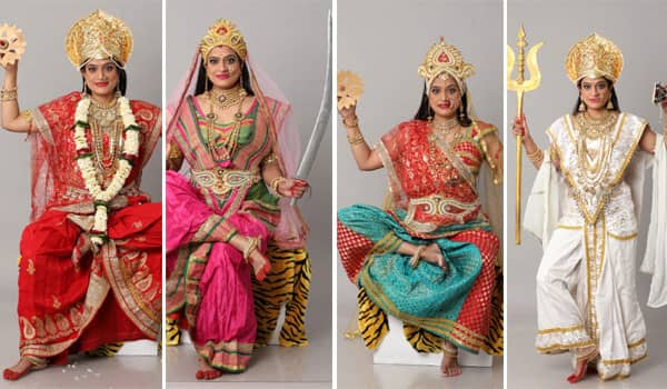 Navratri-:-Ekta-Jain-who-embodies-the-nine-incarnations-of-Goddess-Durga