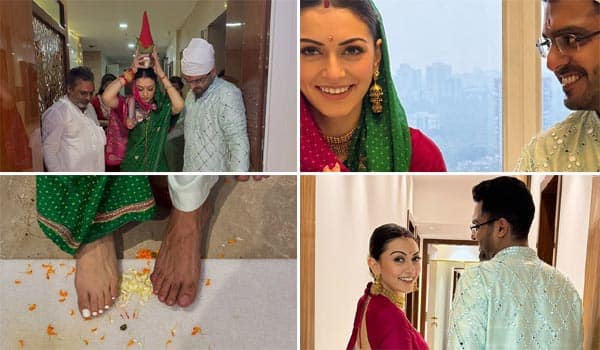 Hansika-Motwani-Shares-Glimpses-Of-Her-'New-Home'-As-She-Performs-'Griha-Pravesh-Puja'-With-Husband