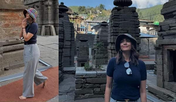 Mrunal-Thakur-went-to-Uttarakhand-Jagadeeswarar-Temple!