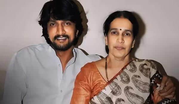 Kichcha-Sudeep-mother,-Saroja-Sanjeev,-passes-away